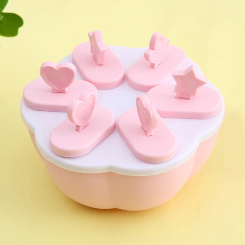6cell-pink Леденец плесень поднос кухня 6 ячеек замороженный кубик льда Форма для мороженого самодельный Лед Крем инструменты для приготовления пищи pf90317 - Цвет: 6cell-pink