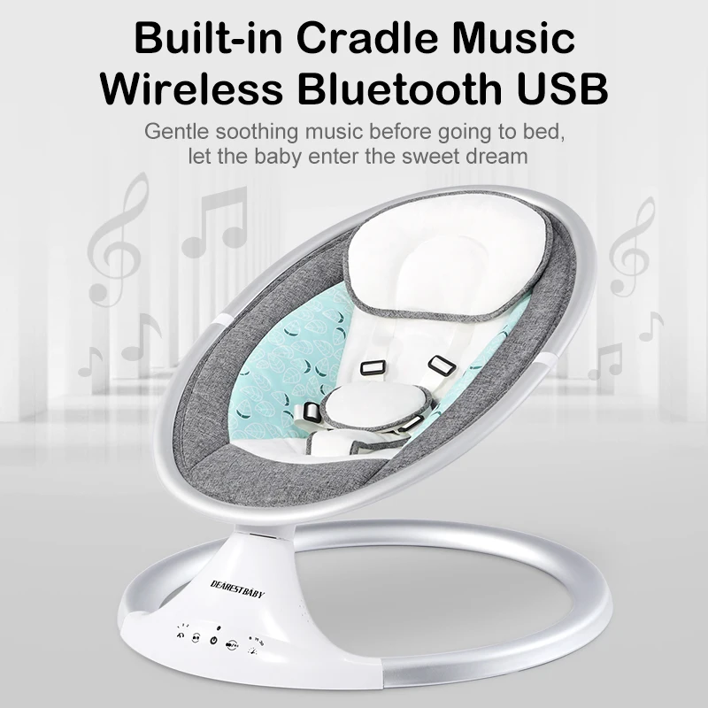 Cradle with gentle and soothing rocking