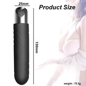 Powerful Bullet Vibrator for Women G Spot Clitoris Stimulator Sex Machine Anal Toys Erotic Massage Tools Female Masturbator Wand 4