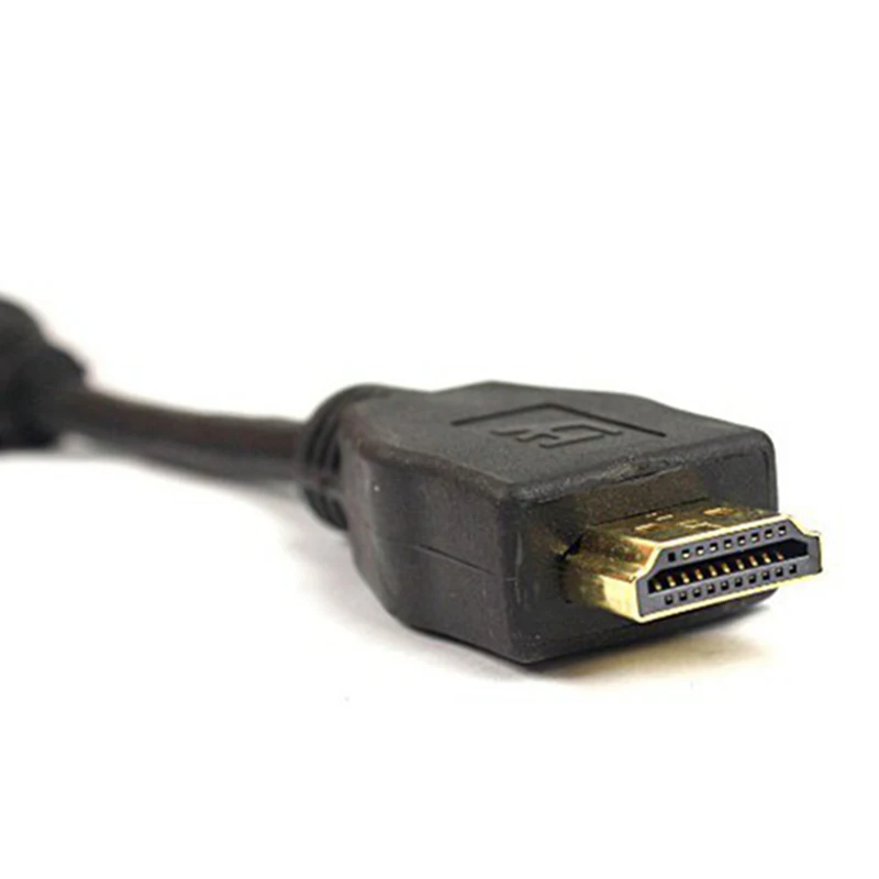 1,8 метров 6 футов HDMI Мужской к VGA HD-15 Мужской кабель и черный синий VGA 15 контактов Штекер кабель Компьютерный монитор провод кабель 1