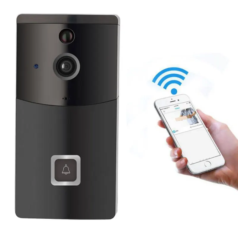 Wireless video intercom PIR Alarm Night vision Smart Home WiFi Security Door Bell 720P Wireless video intercom PIR Alarm Night vision Smart Home WiFi Security Door Bell 720P