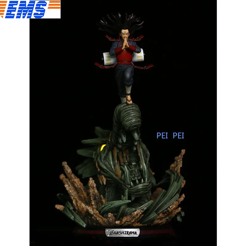 Аниме Наруто Senju Hashirama статуя Shodai Hokage GK светодиодный полноразмерный портрет