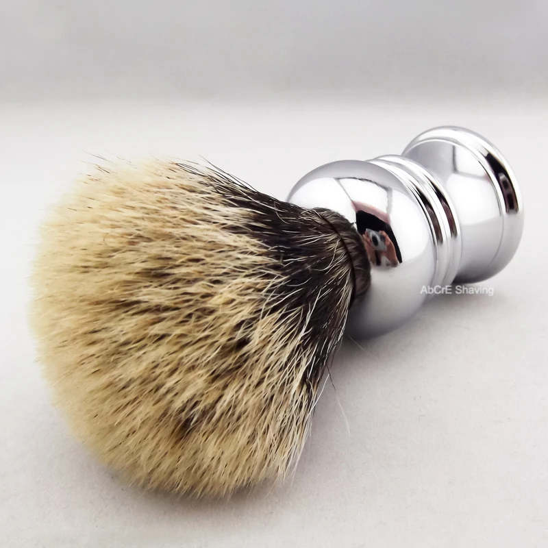 Finest/Silvertip Badger Hiar щетка для бритья из нержавеющей стали с металлической ручкой для чистки бороды