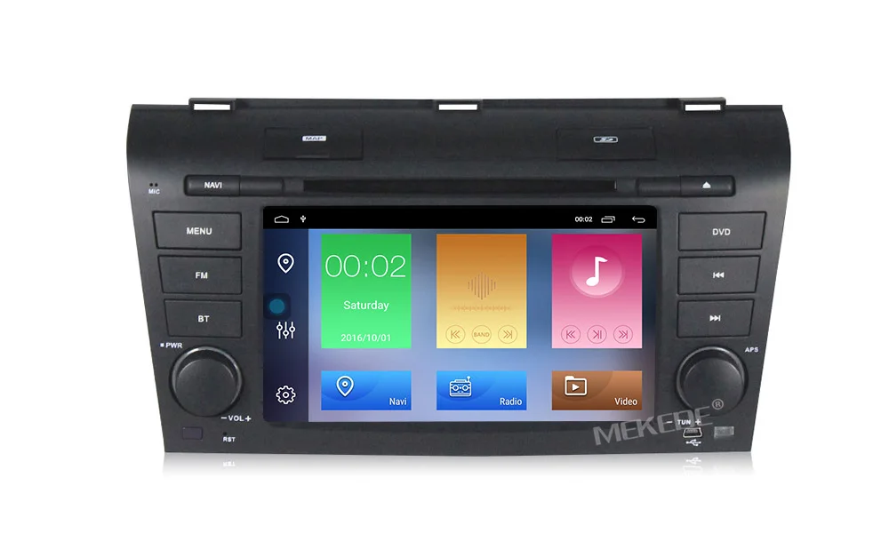 Best MEKEDE Car Multimedia player Android 9 DSP car DVD player For Mazda3 Mazda 3 2004-2009 32G ROM GPS navigation radio stereo WIFI 4