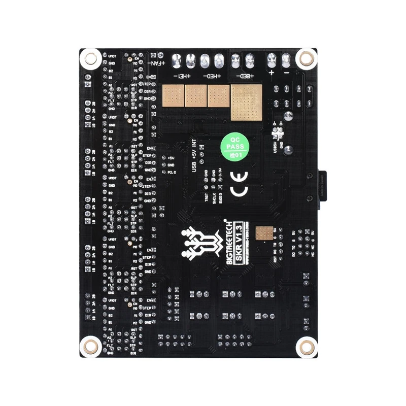 PPYY-SKR V1.3 32 бит плата контроллера+ 5 шт. TMC2130 Шаговые драйверы+ TFT24 пресс-экран Комплект для 3d принтера часть