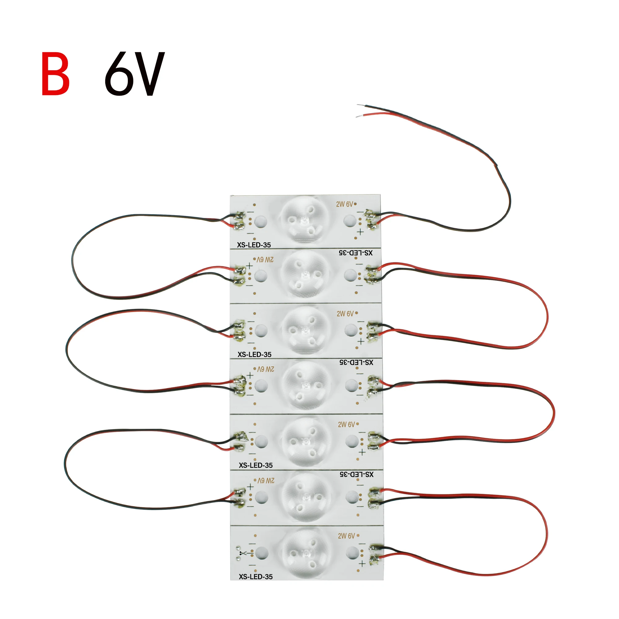 Contas de Lâmpada Led 20175 Polegadas 25 Lotes 120 Pcs Novo para tv Lcd 3v 6v Smd Lâmpada com Lente Óptica Fliter Reparo de tv Led - Imagem 3