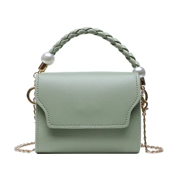 

2020 Spring and Summer New Korean Version of the Simple Wild Soft Pu MS a Generation of Fat