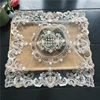 Luxury European Lace Embroidered Fruit Plate Dessert Tea Table Mat Decoration Cloth Coffee Cup Placemat Hotel Restaurant Coaster ► Photo 2/4