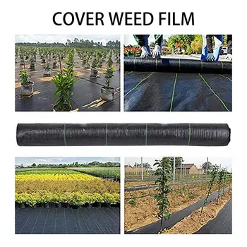 

Weed Control Fabric Garden Weed Ground Cover Landscape Membrane Shelter Farm Garden Supplies, Optional With Grounding Nail