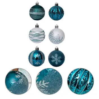 

30pcs Christmas Balls Decorations Hanging Christmas Ball Set Christmas Drop Ornaments Xmas Balls Snowflake Layout Props
