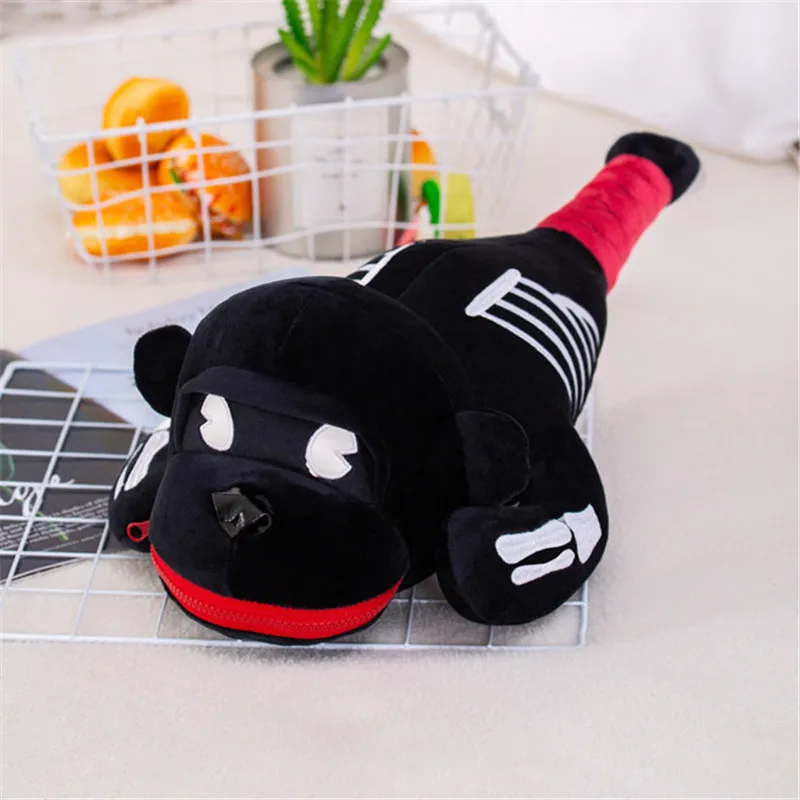 New Sharks Whale Crocodile Chimpanzee Puppy Dog Plush Toys Funny Cartoon Animals Knocks Back Massage Hammer Stuffed Dolls (9)