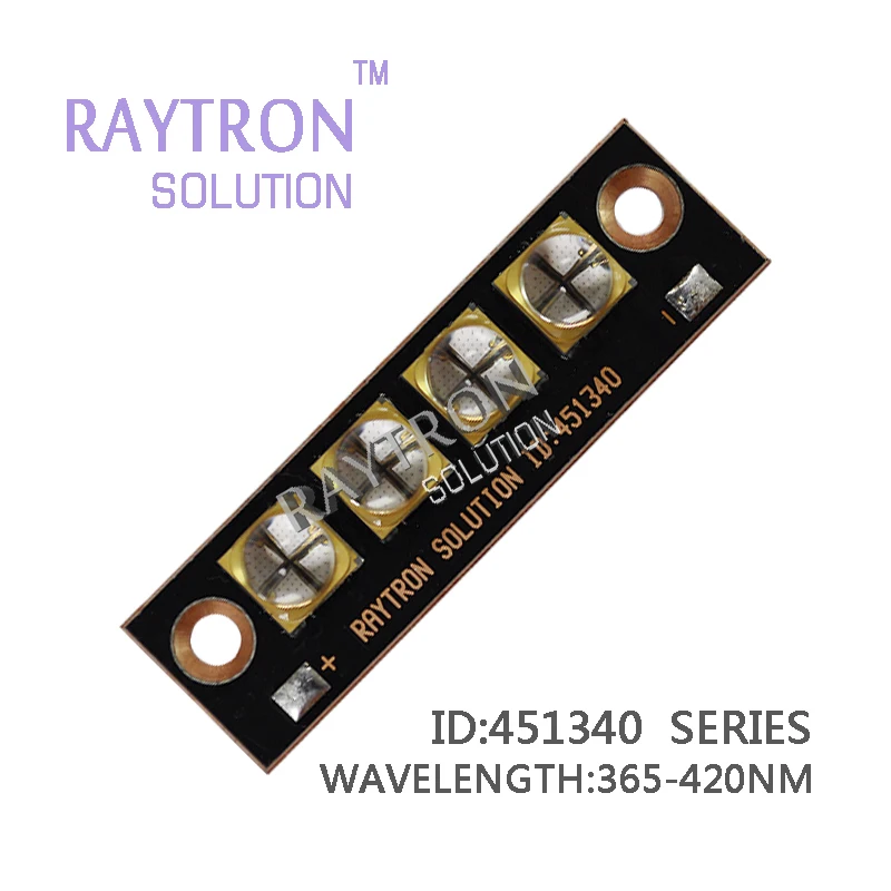 40 Вт raytron 6565 pcb uv led диод, струйный принтер отверждения, УФ клей отверждения, маркировочная машина, этикетка принтер Медная доска uv led диод