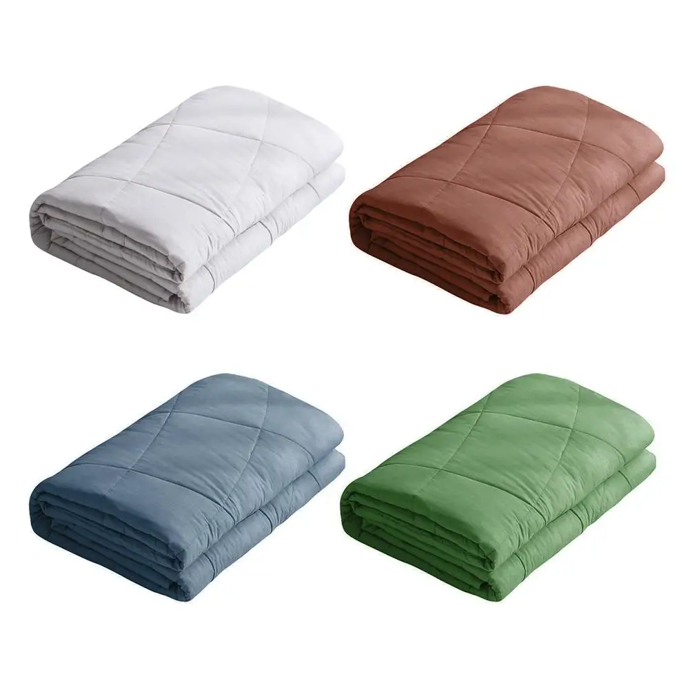 

Weighted Blanket 100% Cotton Soft and Comfortable Gravity Blanket for Autism Anxiety Over-stress Population