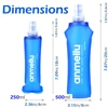 250ml 500ml Soft Flask Folding Collapsible Water Bottle TPU Free For Running Hydration Pack Waist Bag Vest  SD09 SD10 ► Photo 3/6