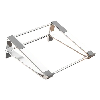 

Non Slip Home Office Desktop Holder Laptop Cooling Stand Storage Organizer Typing Aluminum Alloy Portable Stable Support Base