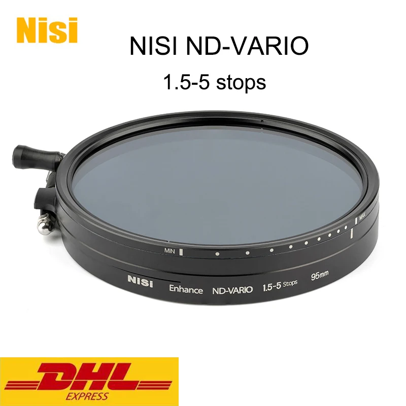 US $335.00 NISI NDVARIO 155 Stops Enhanced 95 110 114 Mm Camera Lens Filter For Video Photography 95mm 110mm 114mm 155stops Filter