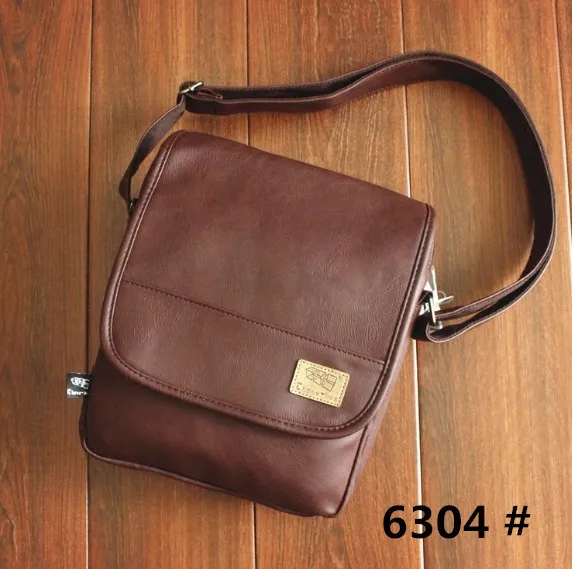 

2016 New Style MEN'S Single-shoulder Bag PU Leather Briefcase Leisure Bag Soft Leather Cross Japanese Korean Backpack Hand Shoul