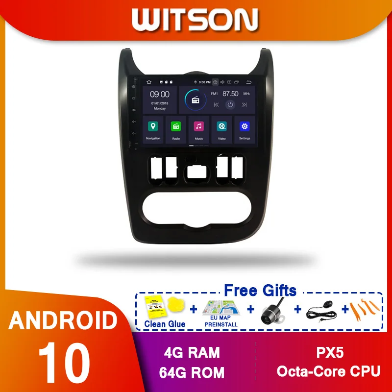 WITSON! Автомобильный DVD-плеер Android 10 Octa core PX5 для RENAULT Megane DUSTER 2012 IPS экран 4 ГБ ОЗУ 64 Гб