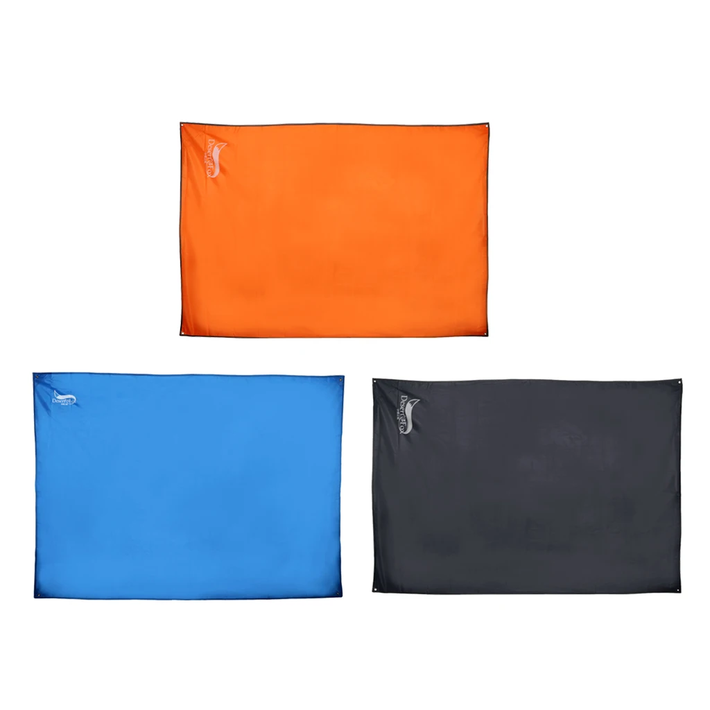 Waterproof Camping Tent Ground Sheet Folding Sunshade Mat Sun Shelter Footprint 82.7inch