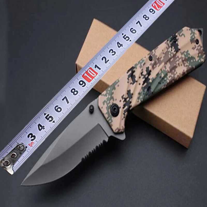 Тактический игровой Камуфляжный нож, походный складной нож для барбекю, карманный нож для переноски