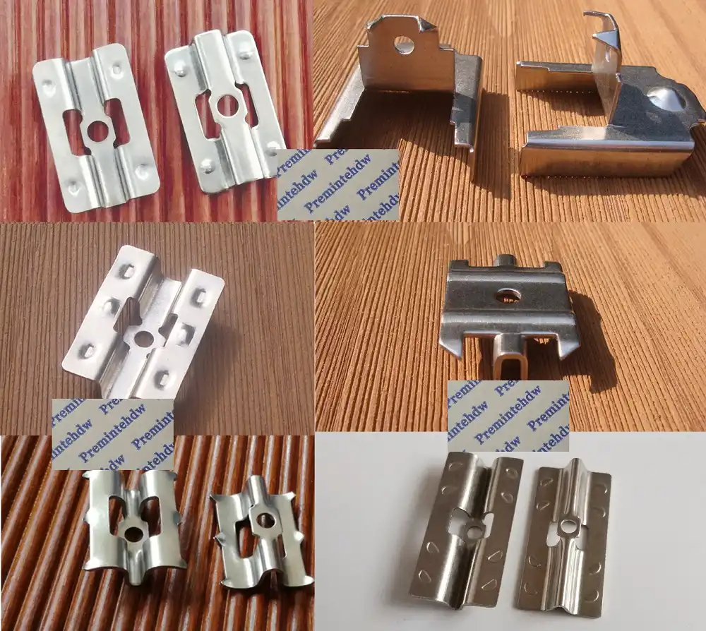 Hidden Deck Fastener Clips Kit - 100 Plastic T Clips With 304 Stainless Steel Start Clips