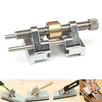 

1PC Side Clamping Fixed Angle Honing Guide for Wood Chisel Planer Blade Flat Chisel Edge Sharpening Stainless Steel Kitchen Tool