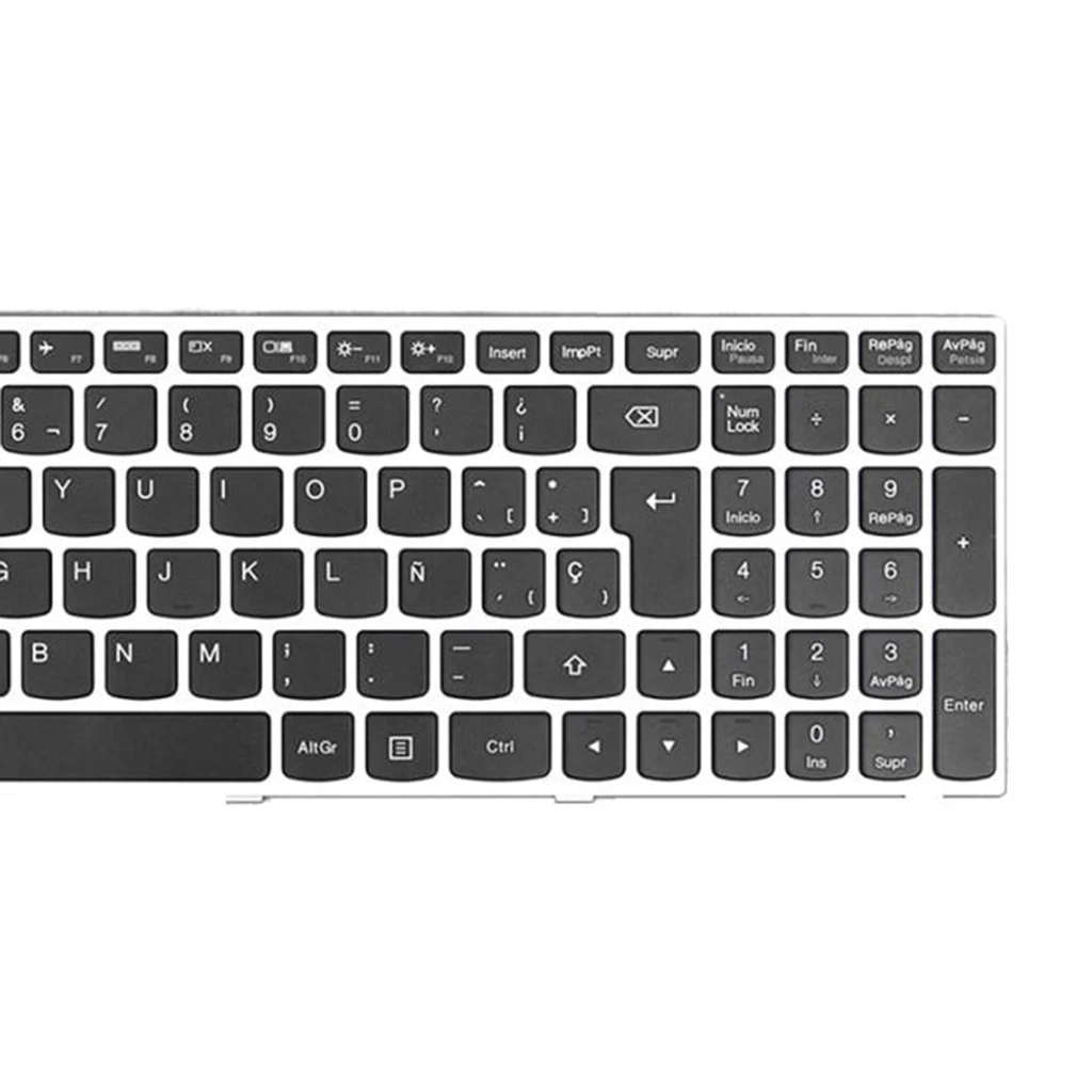 Раскладка для испанского языка ПК ноутбука Keyobard Замена для lenovo G50-30 G50-45 G50-70 G50-70m G50-80 клавиатура с каркасом для ноутбука