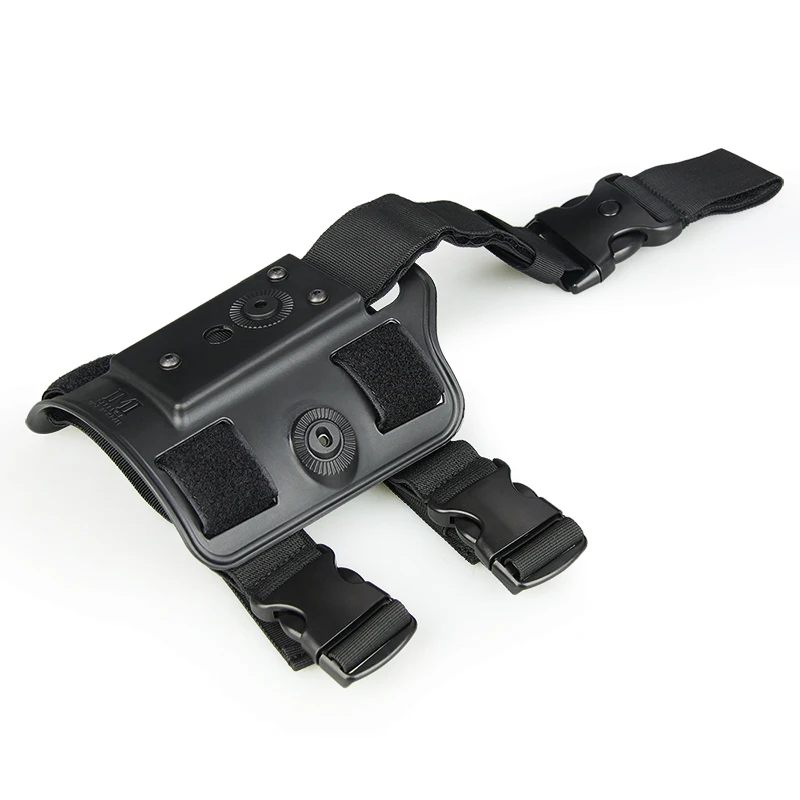 ar15 accessories Tactical Pistol Holster Airsoft Right Leg px4 ankle pouch Drop-Leg Holster platform  for hunting Black (5)