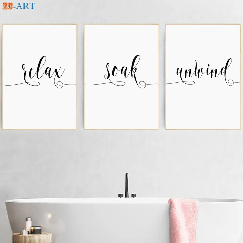 Расслабиться замочить расслабиться принты цитаты Плакаты современного