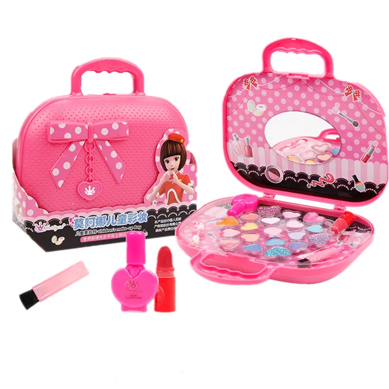 

Children Cosmetics Toy Princess Makeup Kit Set Safe Non-toxic GIRL'S Play House Toys Birthday Gift