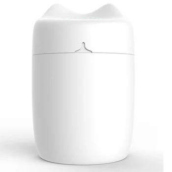 

SANQ USB Humidifier Ultrasonic Air Humififier Mini Portable Mute LED Light Mist Maker for Home Air Diffuser