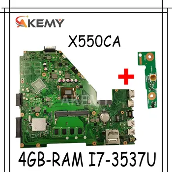 

X550CC Laptop motherboard for ASUS X550CA X550CL R510C Y581C X550C original mainboard 4GB-RAM I7-3537U