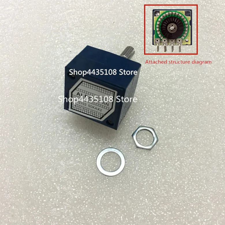 3 шт. сопротивление шаговый двойной объем потенциометра RH2702-50KA Индекс типа A50K A100K A250K