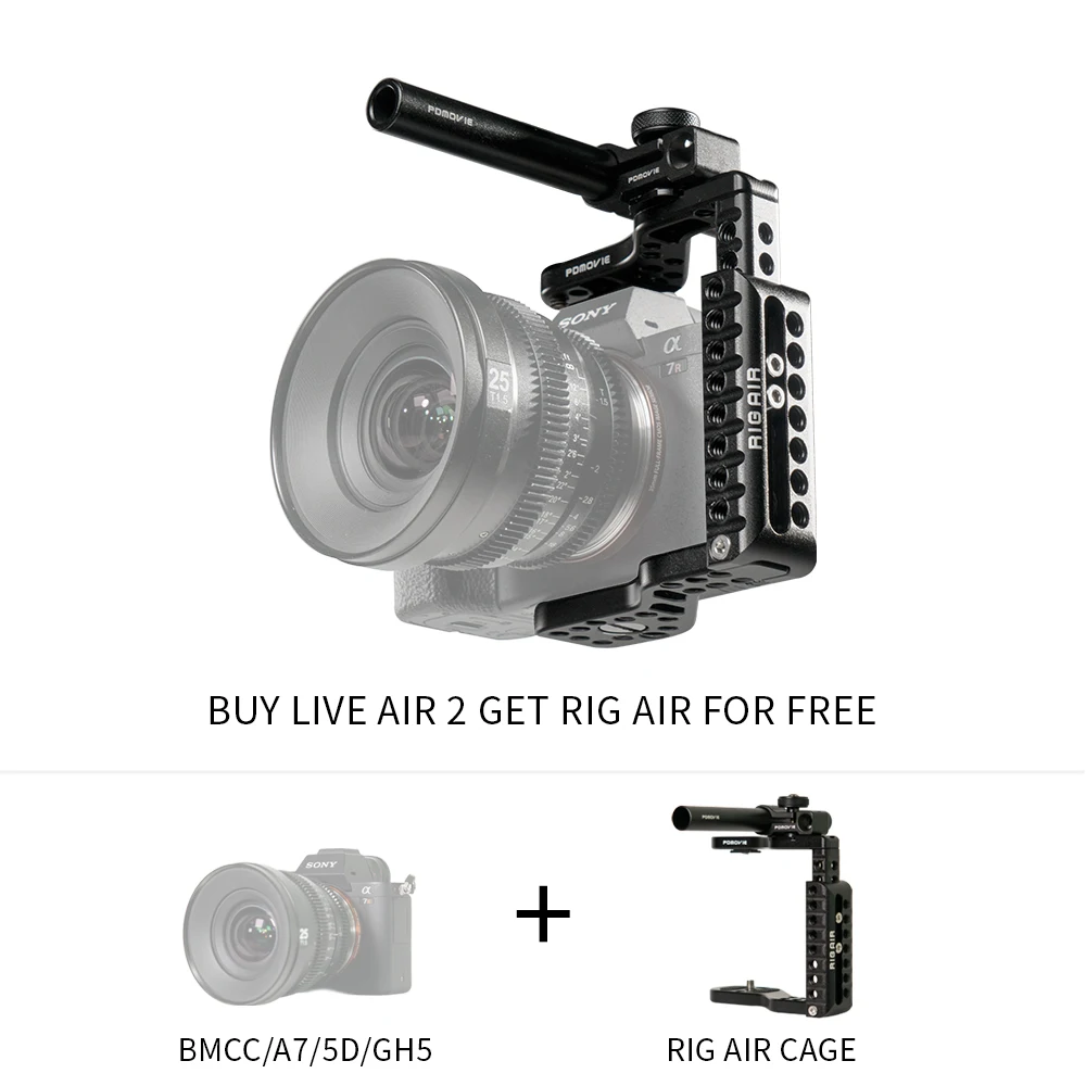 PDMOVIE LIVE AIR 2 Bluetooth беспроводная система слежения за фокусом для DJI ronin s zhiyun crane MOZA