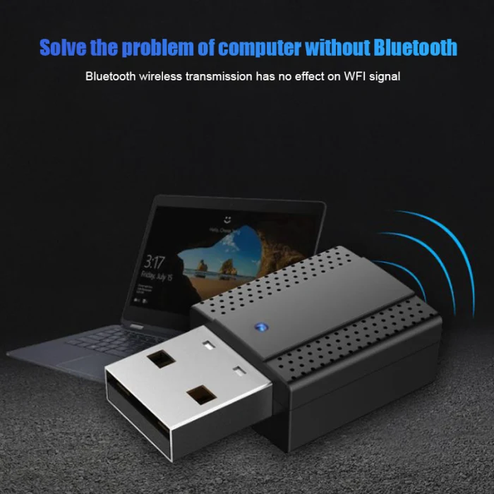 2 в 1 USB Bluetooth 5,0 адаптер мини беспроводной аудио передатчик приемник для компьютера GV99