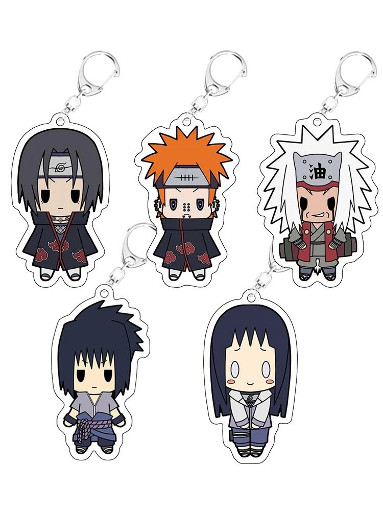 Llavero con figuras de Naruto Anime, accesorios de dibujos animados Kawaii  Akatsuki Uchiha Itachi, llavero acrílico, juguetes para niños, regalo -  AliExpress Juguetes y pasatiempos