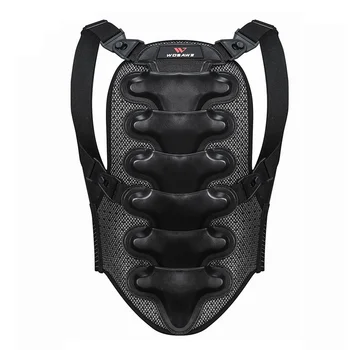

WOSAWE Bicycle Roller Skating Body Spine Cycling Support Protector Motorcycle Racing Sports Back Protective Gear Shell Pads