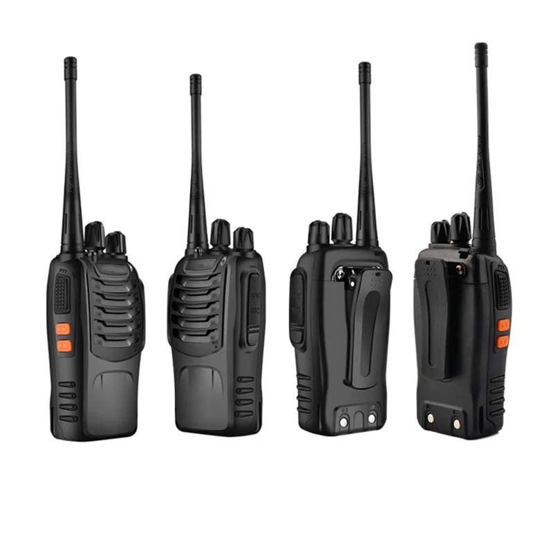 

1 Pcs Handheld Walkie Talkie Portable Radio 5W High Power Handheld Two Way Ham Radio Communicator With LED Torch For Restaurant