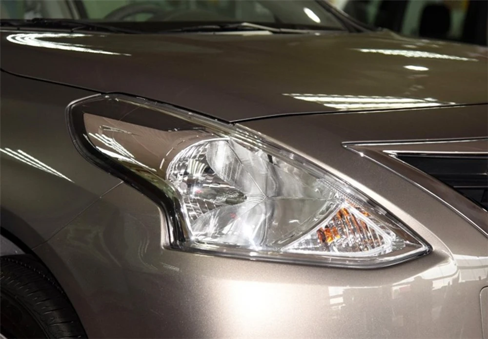 Для Nissan Sunny прозрачная Автомобильная фара с прозрачными линзами