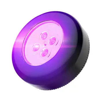 

4LED Portable Mini UV Ultraviolet Disinfection Lamp Light Home Car Sterilizer Push-button touch switch, and sterilize quickly.