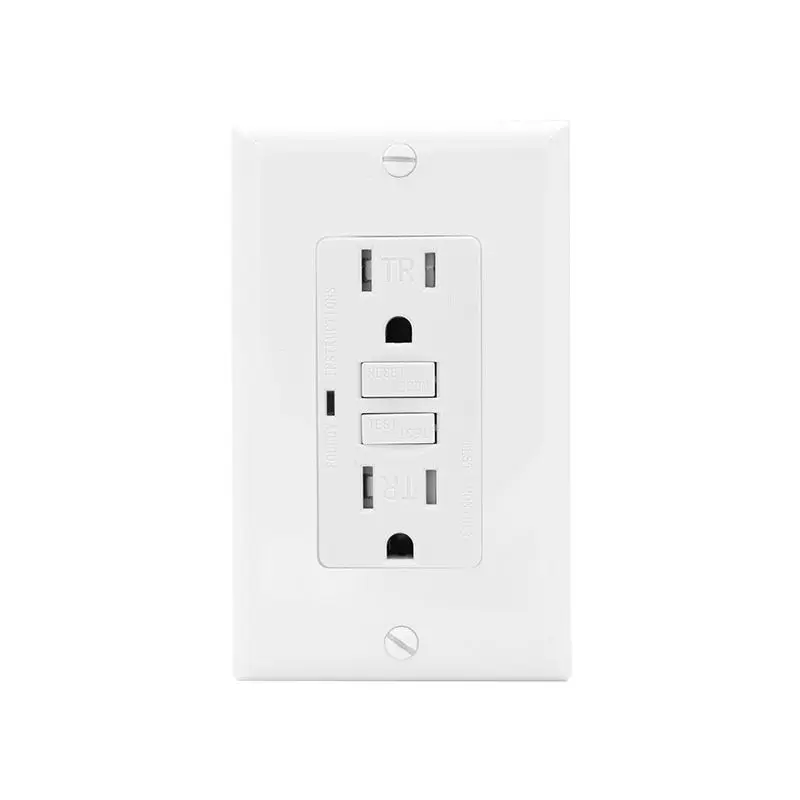 

USA Standard Power Socket GFCI Outlet Universal Port Power Adapter Plugs Tamper