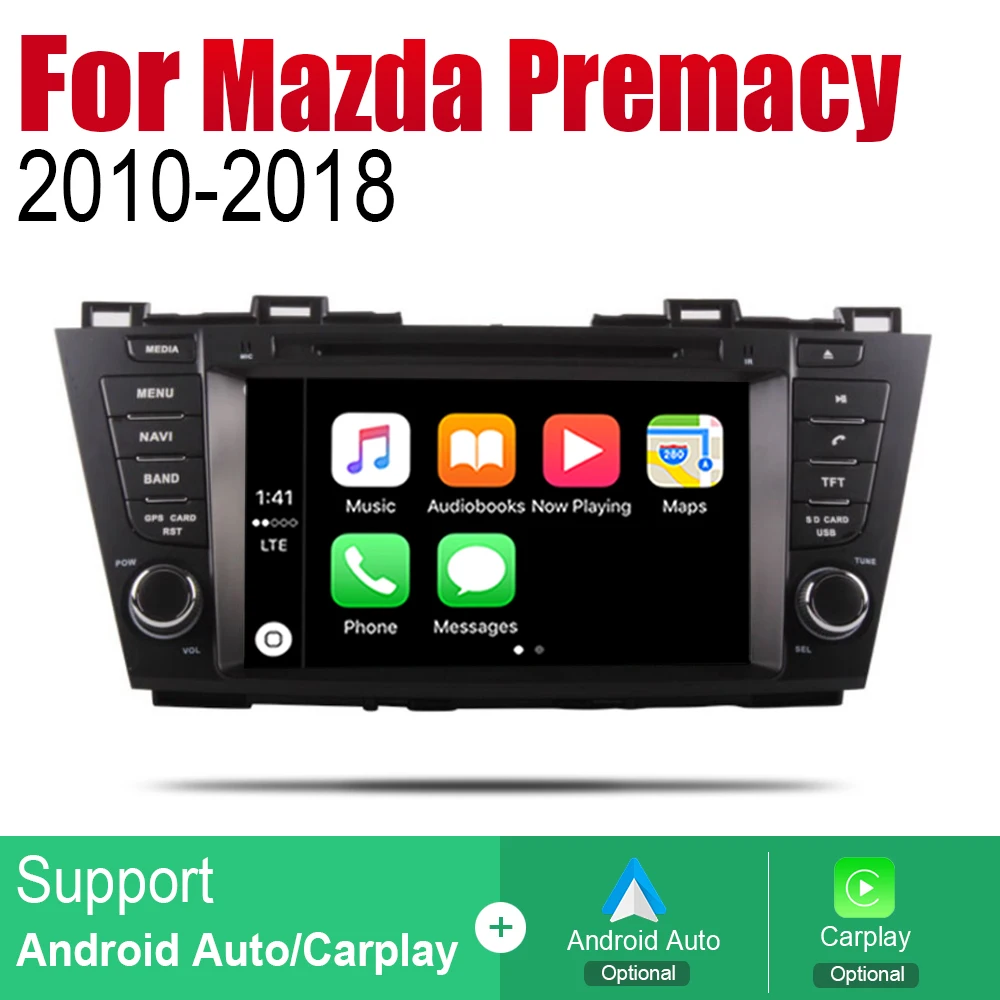 Автомагнитола ZaiXi 2 Din Автомобильный dvd-плеер на основе Android для Mazda Premacy 2010~ gps Навигация BT Wifi карта мультимедийная система стерео