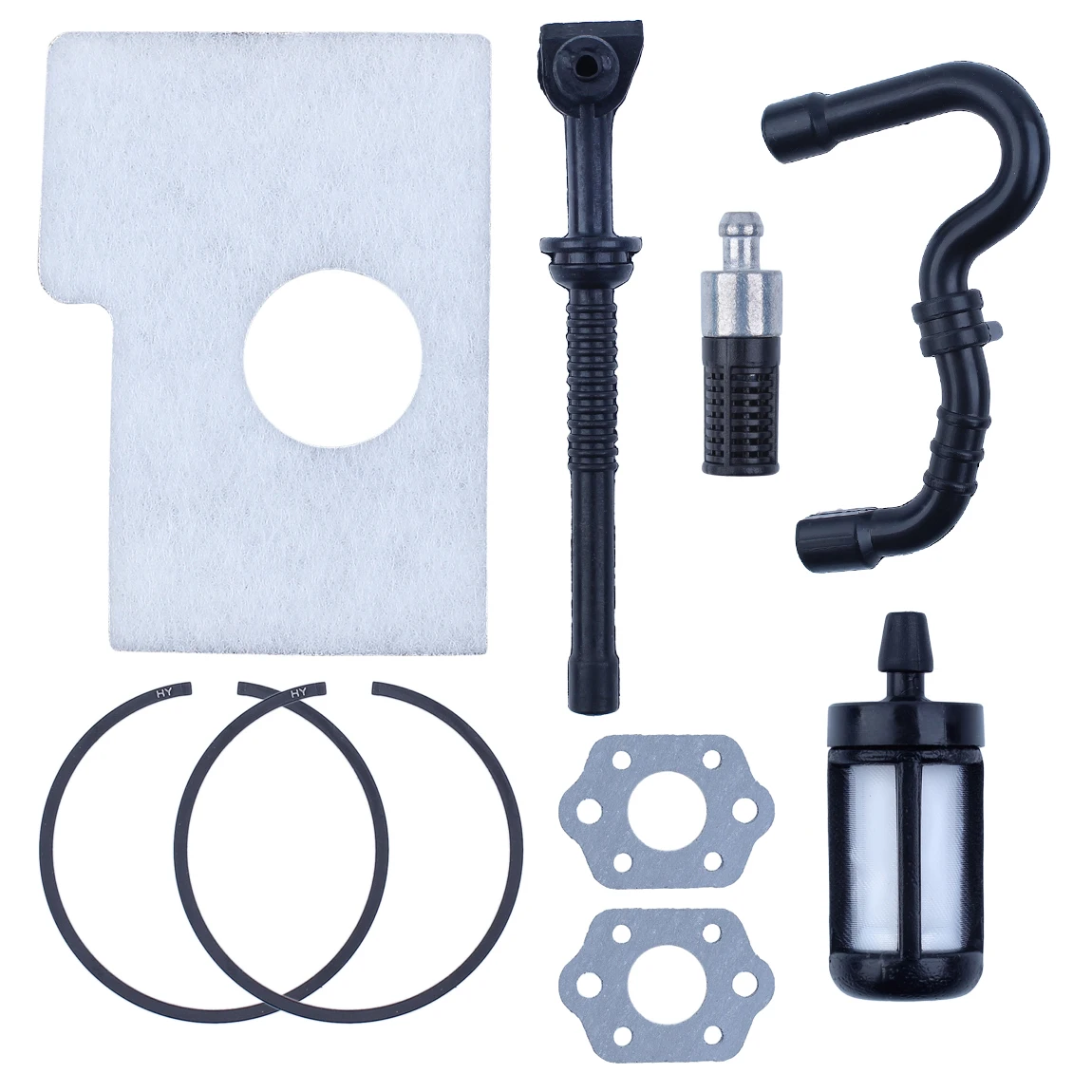 

Воздушный топливный масляный фильтр, шланг, поршневое кольцо, карбюратор, Комплект прокладок для STIHL MS180 MS170 018 017 MS 170 180