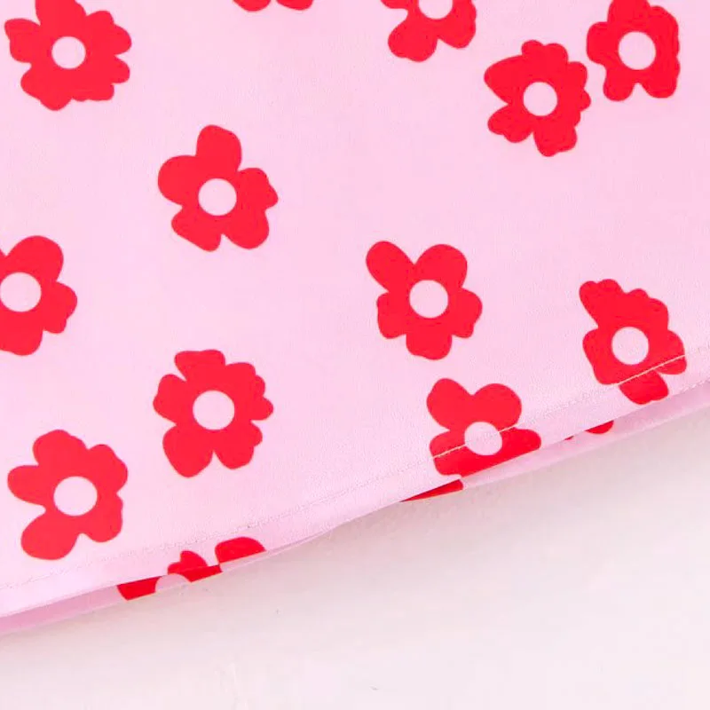 Элегантные женские короткие юбки с высокой талией и цветочным принтом, модные пляжные Сексуальные облегающие юбки, а-силуэт, сатиновые пляжные праздничные женские мини-юбки