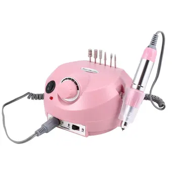 

US-202 Professional Electric Nail Drill File Machine Manicure Pedicure Bits Kit with Foot Pedal Nail Polisher