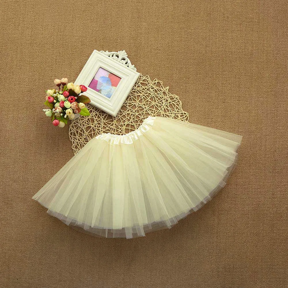 Baby girls pettiskirts tutu Princess kids net tutu skirt princess solid color tutu skirt Tutu Girl Skirt Princess