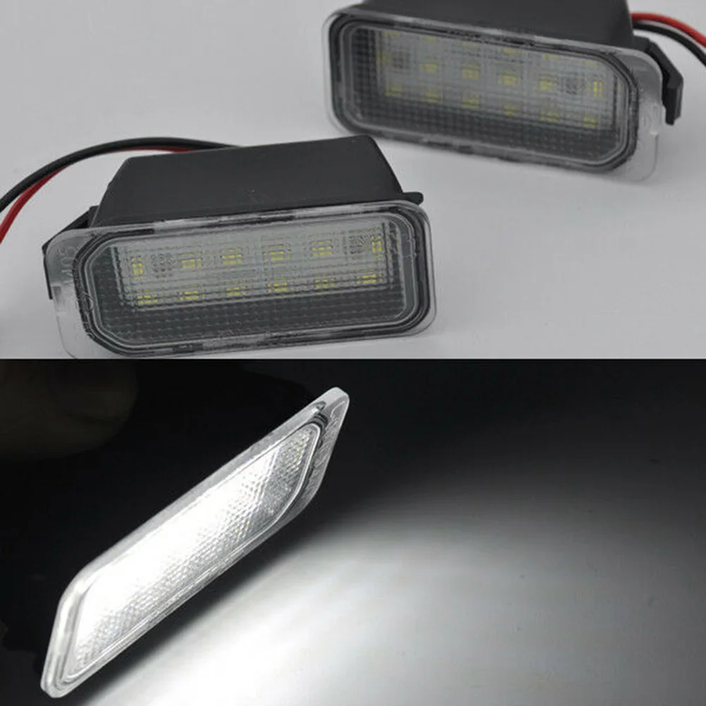 2 шт. яркий Canbus светодиодный номерной знак для Fiesta Focus Mondeo Galaxy C Max Освещение номерного знака