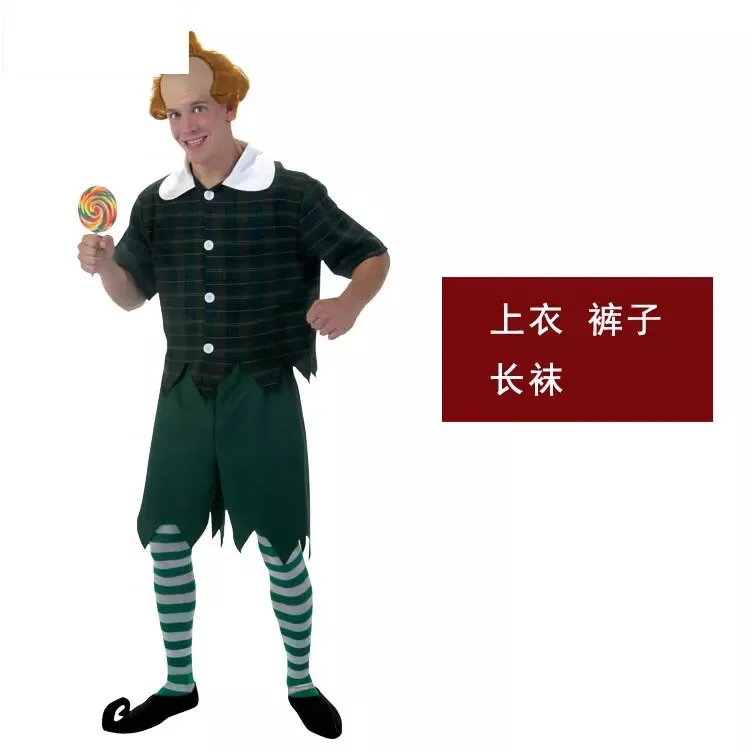 

Photo Shoot New Style Green Red Dwarfs Clothing Costume Men Halloween Oz Costumes