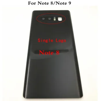 

Top Quality New Rear Panel Glass Battery Back Cover For Samsung Galaxy Note 8 N950 Note 9 N960 With Stickers+Camera Lens