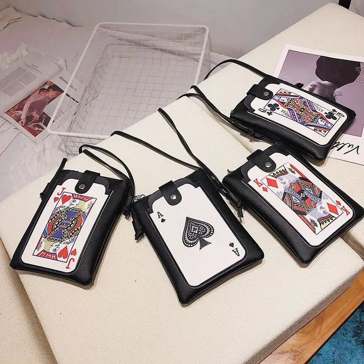 

Bag Women's 2018 New Style Fashion Versatile Korean-style Mini Verticle Mobile Phone Bag Change Packet Cool Cross-body Shoulder